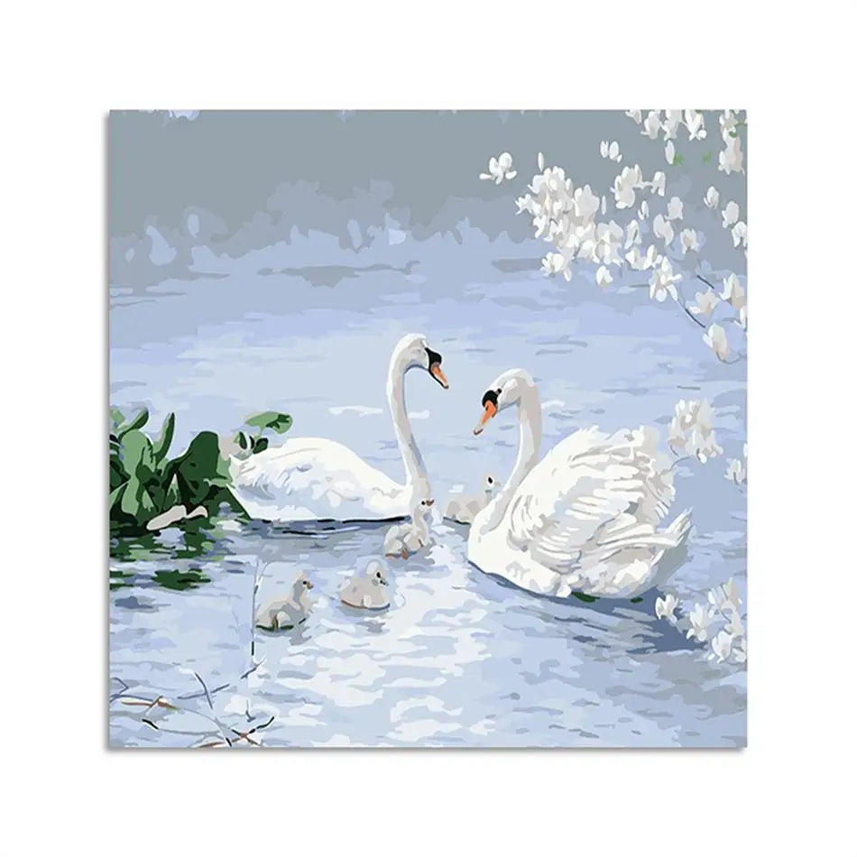 Factory Direct Wholesale Acrylic Portrait HD Paint by Number Kit 40x50cm Canvas Art