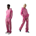 KY Unisex Custom Acid Wash Pullover Hoodie Premium Vintage Sun Faded Sweatsuit Plus Size Option for Men and Women
