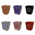 Stock  High Quality PVC Window Paper Portable Flower Box Portable Flower Gift Box Flower Packaging Box Whth Ribbon Handle
