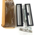 14*45 Aluminum Alloy Narrow Frame Sliding Door Handle with Lock for Apartment-Minimalist Design Easy Installation