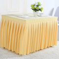 Hot Selling Yellow Skirt Solid Table Cloth Living Room Dining Room Kitchen Meeting Banquet Table Cloth