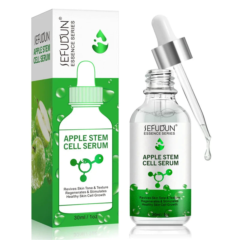 SEFUDUN apple Stem Cell Face Serum Pores Refining Dark Spot Wrinkle Reducing Skin Tightening Softening Improving Facial Essence