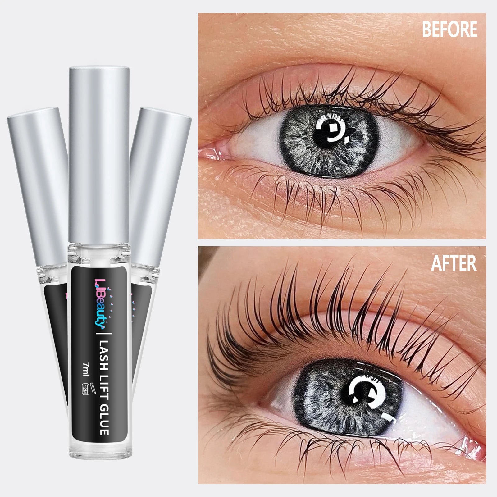 Custom Private Label Eyelash Lifting Adhesive 7ml Super Strong Hold Glue Professional for Salon Eyelash Lift Glue