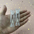 New Good Quality DIY Lovely clear Candy Shape Large Capacity Wand Empty Plastic Lipstick Lip Gloss Tube Container 10ml