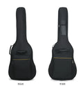 39/40/41 Inch Black Acoustic Guitar Gig Bag Oxford Cloth 20mm Thick Waterproof Dual Adjustable Shoulder Strap Back Hange Loop