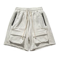 6 Pocket Cotton and Spandex Cargo Shorts Men Half Pants