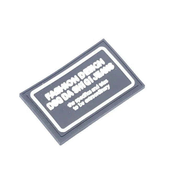 Hot Sale Custom Sewing 3D Soft Glue Label Patch on Clothes Plastic Silicon Logo Badge Iron on PVC Patch on Clothes