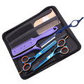 Barber Scissors Set 5.5" AQIABI Sharp Blade Tip 56-58 HRC Hairdresser Hair Cutting Shears Thinning Shears Hair Scissors A1014