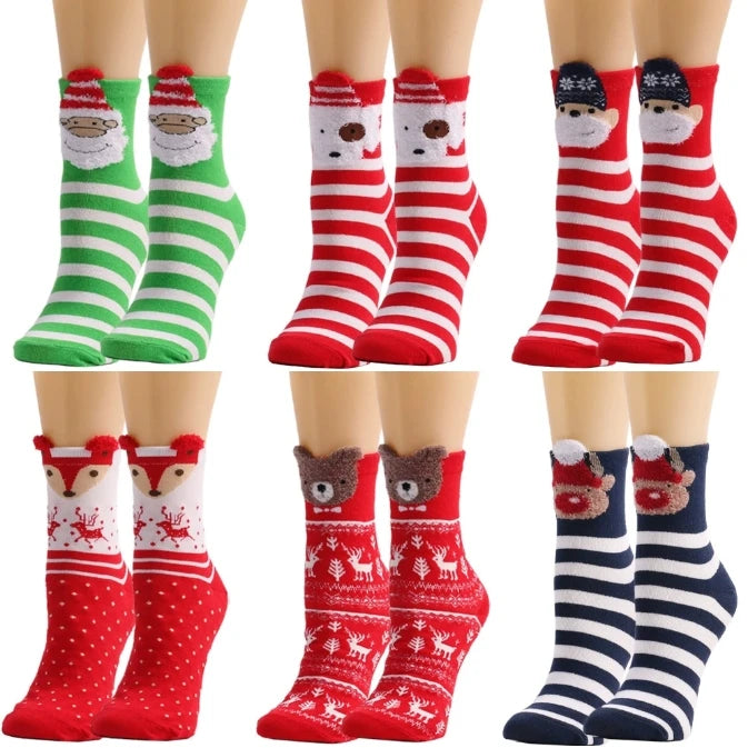 Wholesales Cotton Funny Socks Christmas Socks for Men Women Colorful Fun Novelty Crew Patterned Socks