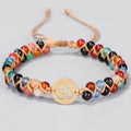 6mm Colored Agate Bracelet for Women Handmade Natural Stone Beads OM Crystal Healing Bracelet Bohemia Yoga Jewelry