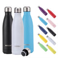 500ml Cola Shaped Water Thermos BPA Free Plastic Lid Vacuum Fitness Flasks Thermal Insulated Sports Gym Sport Water Bottle