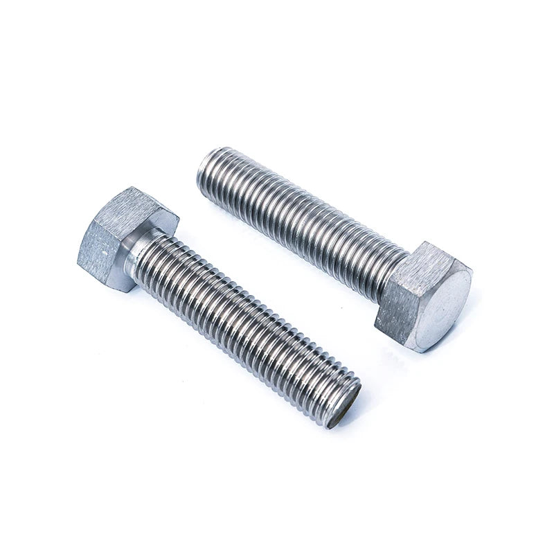 Customized Mild Steel Gold Plated High Strength Metric Hex Bolt DIN 933 Hexagon Head Screws ROHS Certified