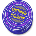 Custom Die Cut Sticker Your Own Logo Name Tag PVC Vinyl Waterproof Computer Luggage Self Adhesive