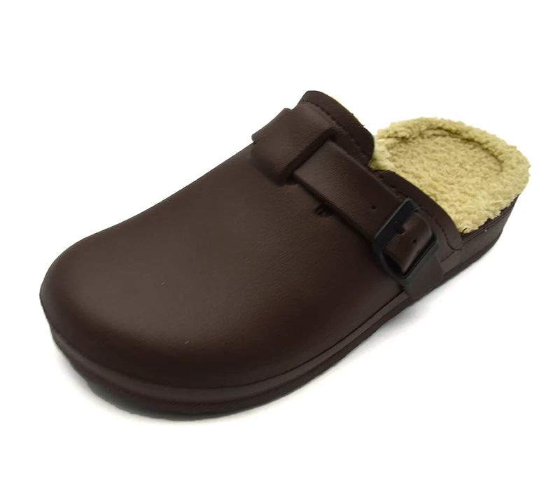 Fashionable Warm Fuzzy Indoor Slippers for Women Custom Logo Thermal Faux Fur with Anti-Slip Plush Insole and Eva Outsole