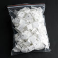 Wholesale Different Sizes Woven Satin Cotton Labels Custom Size Standard Size Label for Clothing