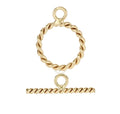 GP Twisted Toggle Set Ring and bar Clasps 1/20 14k Gold Filled Permanent Jewelry Chains Jewellery Findings OT Clasps