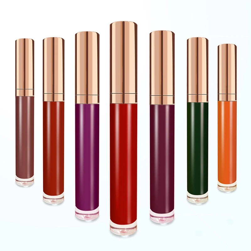 Factory Direct Custom Private Label 30 Colors Longlasting Waterproof Lipstick Matte Nude Liquid Vegan Lipstick