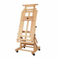New Art Supplies Top Selling Beech Deluxe Movable H-Frame Studio Easel for Master's Painting