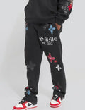 Stacked Track Pants Stacked Pants Athletic Loose Fit Jogger Mens Sweatpants