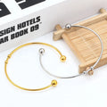 New Fashion Double Bracelet & Bangles Lady Charm Open Bracelet for Women Jewelry Valentine's Day Gift