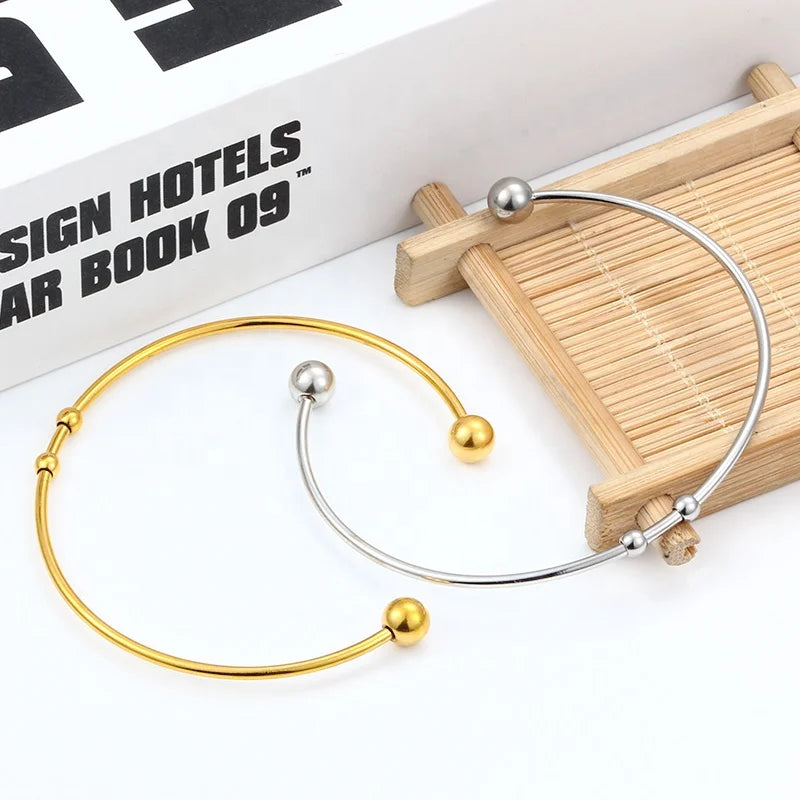 New Fashion Double Bracelet & Bangles Lady Charm Open Bracelet for Women Jewelry Valentine's Day Gift