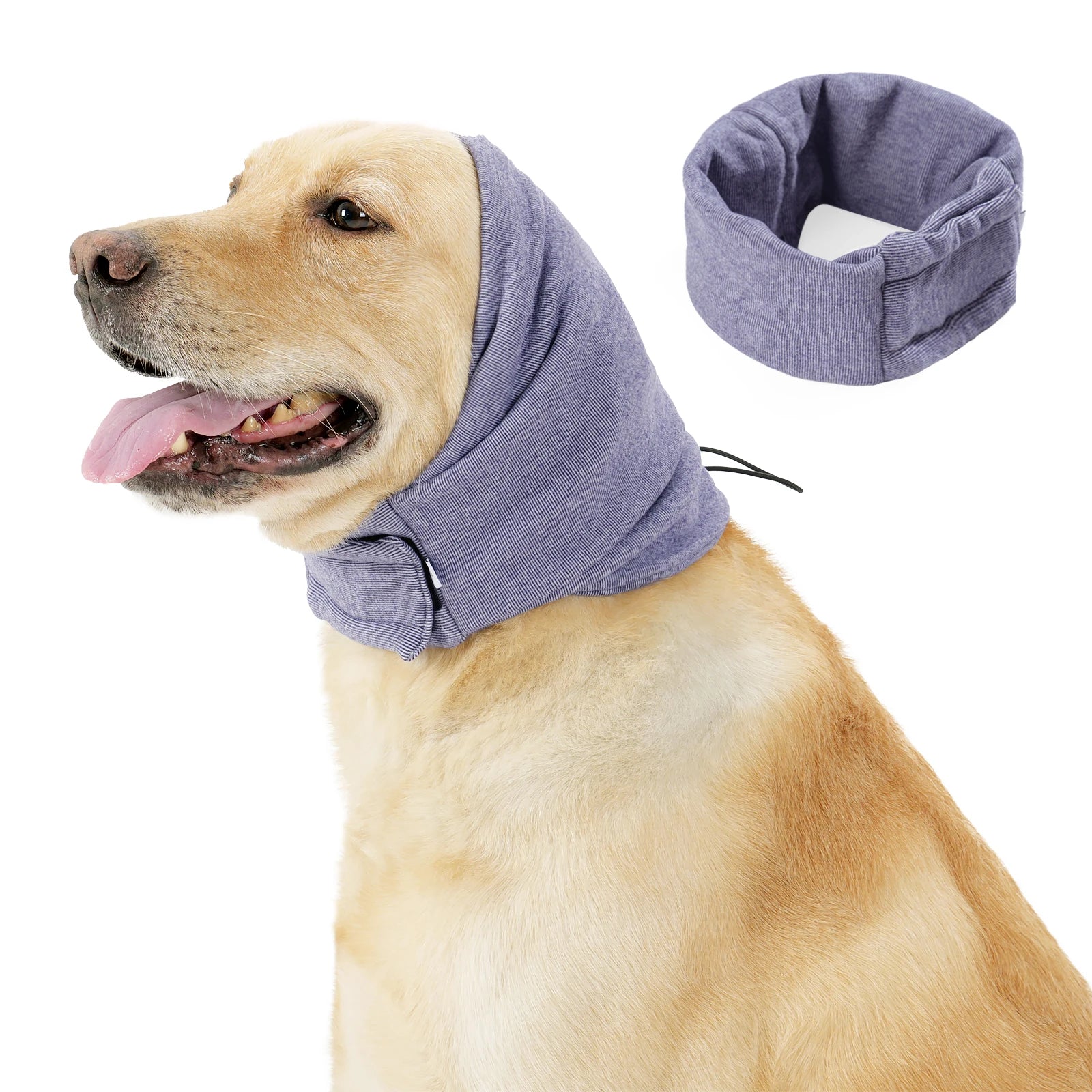 New Dog Soothing Head Cover Anti Scar Winter Warmth Adjustable Dog Head Cover Polyester