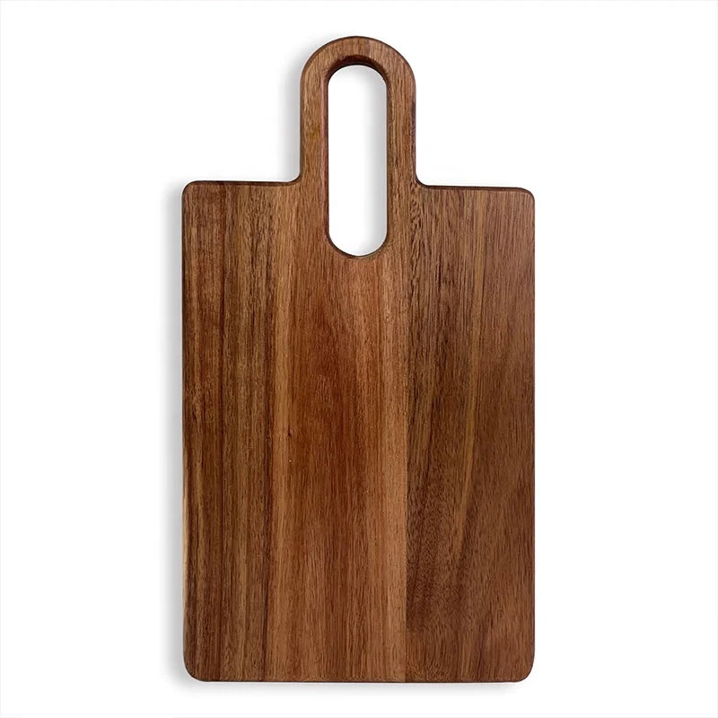 Modern Acacia Wood Cutting Board with Handle Cheese Food Chopping Blocks for  Kitchen Serving Tray Charcuterie Board