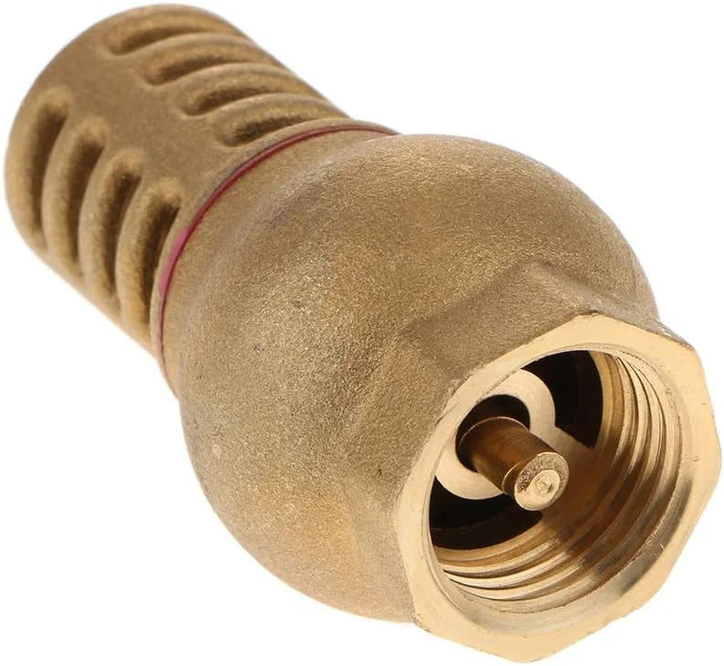 TMOK DN32 11/4inch Brass Check Foot Valve with Strainer for Water Well Irrigation Pump Systems (Model TK-403)