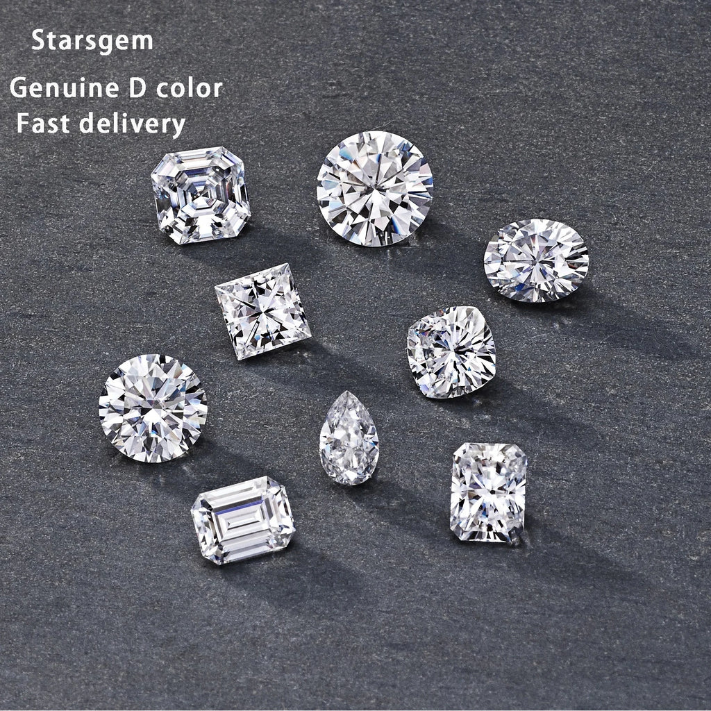 Starsgem Factory Direct Wholesale Authorized Certified VVS D Color Diamond Gem Stones Loose Moissanite