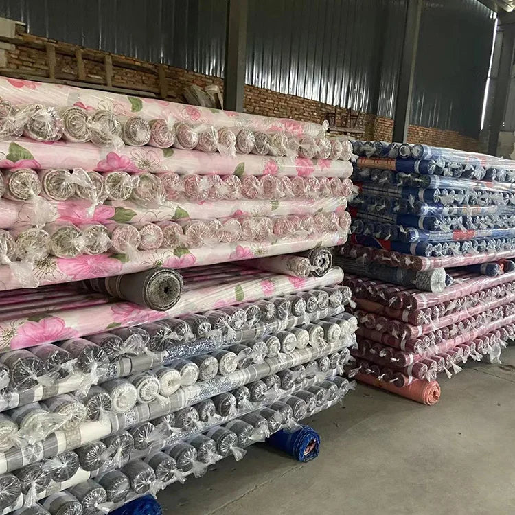 Printed Polyester Fabrics Bedding Sheet Cheap Price Direct Factory Sell Two Sides Woven Peach Skin Fabric Sofa Textile Frees 75D