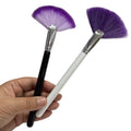 White Soft Fan Brush Beauty Salon Facial Cleansing Brush Personal Skin Care Mask Gel Essence Applicators