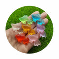 Transparent Glow in Dark Goldfish Figurines Resin Fish Kawaii Cabochons Luminous Animal Miniature Landscape Home Ornament