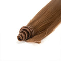 Long Lifespan Double Drawn Virgin Russian Hair Genius Weft Real Human Hair One Donor Cut Genius Weft Russian Hair