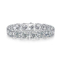 Women Jewelry Hip Hop 925 Silver VVS Moissanite Tennis Bracelet Iced Out Lab Grown Diamond Tennis Bracelet for Men