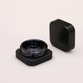 9ml CR Dark square Smell Proof Concentrate Glass Jar Bottle PET Lid with White Liner Childproof Lid