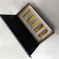 3ml 6ml 12ml Blue Color Octagon Roll On/ Stick Glass Essential Oil Bottle Attar Oud Oil Glass Bottles