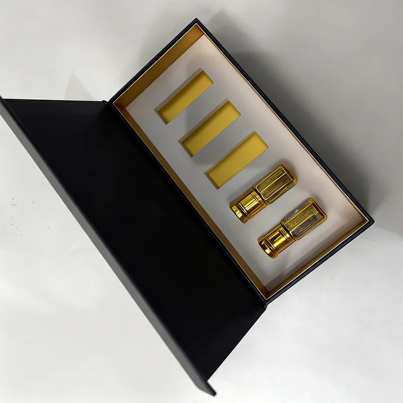 3ml 6ml 12ml Blue Color Octagon Roll On/ Stick Glass Essential Oil Bottle Attar Oud Oil Glass Bottles
