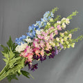 SZ04-17  Wholesale Artificial Delphinium Silk Delphinium Flower Home Wedding Decor Flower Silk Delphinium Flower for Sale