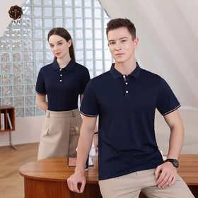 Wholesale Custom Printing Embroidery OEM logo Polo t Shirt Plain Blank Men Poly Cotton Blending Brand Polo Shirts