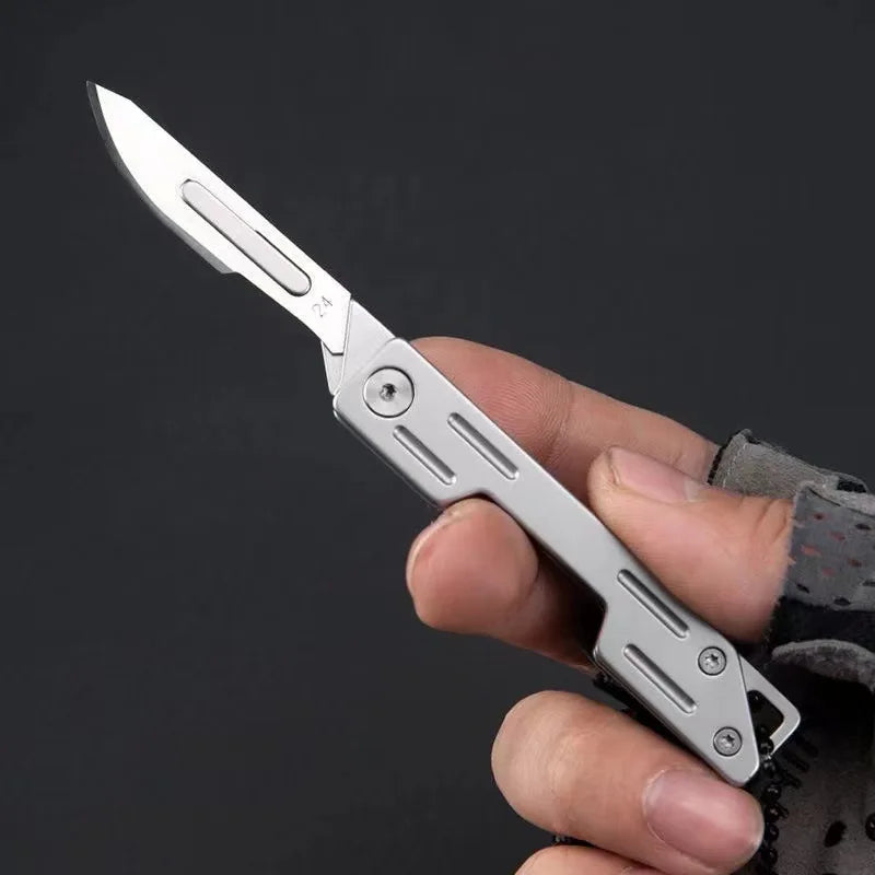 Sharp Scalpel Portable Folding Knife Household Box Cutter Folding Outdoor Valorant Knife for Men Japanese Knives