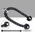 Gym Cable Machine Attachments 27inch & 36inch Heavy Duty Nylon Bicep Tricep Pull Down Rope MegaBDM