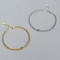 Fashion 925 Sterling Silver Gold Plated Bracelet Jewelry for Women Girls Bracelet Jewelry