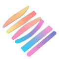 OEM Custom Nail File Buffer Colorful Rainbow Nail Files Buffer 80/100/150/180/240 Nail Beauty Tool