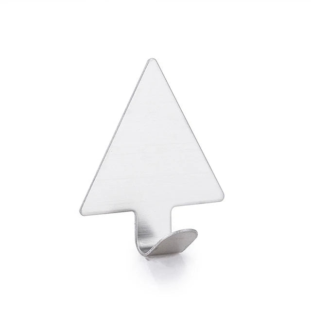 Hook Hot Selling Wall Mounted Triangular Metal Adhesive Hook Bathroom Hooks For Towel Hanger