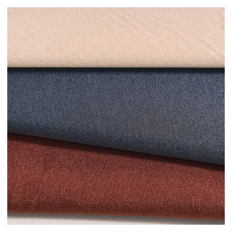 100D Elastic High Density Polyester Pongee Woven Fabric Waterproof Bonded Girls' Outdoor Uniforms Lining Stretch Garments