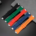 YUNSE 26*12mm Luxury Quick Release Silicone Rubber Watchband Waterproof Breathable Soft for PRX T137.407/410 Smartwatch
