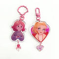 Custom Acrylic Keychain Holographic Cartoon Acrylic Keychain Charm
