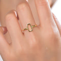 Kirin Silberring Bohemian Antique Silver Ring Classic 10k 14k 18k Gold Plated for Weddings and Parties