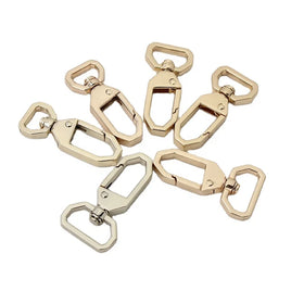 Nolvo World 5Colors 3SIzes Good Quality Metal Swivel Clasps Snap Hook Key Chain Ring for Handbag