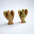 HY Good Memento Unakite carving angel semi-precious angels for gift